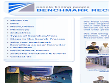 Tablet Screenshot of benchmarkrecruiting.net